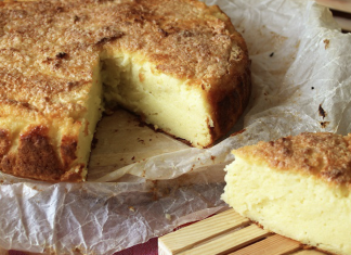 Prajitura cremoasa cu gris si ricotta – un desert fin, parfumat si irezistibil