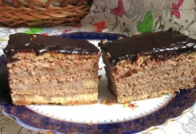 Prajitura de post cu gem si glazura – frageda, aromata si foarte usor de facut