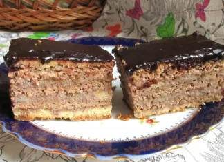Prajitura de post cu gem si glazura – frageda, aromata si foarte usor de facut