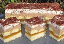 Prajitura pufoasa cu mere, crema si spuma Stracciatella – Desertul care face furori