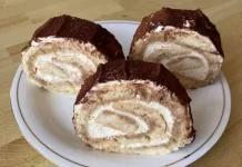 Rulada Tiramisu, desertul cu gust exploziv gata in 10 minute