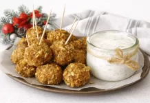 Chiftelute suculente in crusta de nuci