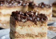 Prajitura MELANIA. Deliciu cu miere si crema fina