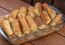 Batoane crocante de cartofi cu ciuperci – o alegere delicioasa pentru un pranz fara carne