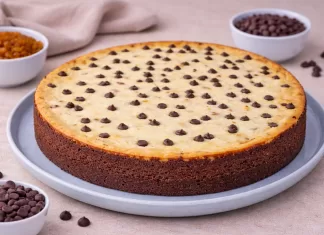 Pasca cu ciocolata si branza