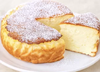 Prajitura pufoasa si cremoasa, fara faina