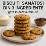Biscuiți sănătoși din 3 ingrediente rapid