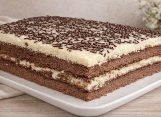 Prajitura DE POST, cu ness si cola