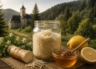 Reteta cu hrean, miere si lamaie atribuita Parintelui Arsenie Boca. Cum se prepara remediul traditional
