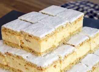 Prajitura simpla cu Crema de Vanilie