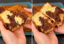 Prăjitura de 5 minute a bunicii, cu cacao și un ingredient secret